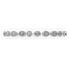 Image 2 : 8 ctw Mix Cut Diamonds Designer Bracelet 18K White Gold
