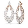 Image 2 : 15.23 ctw Diamond Earrings 18K Rose Gold