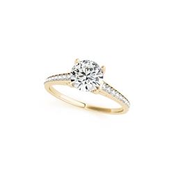1.2 ctw Certified VS/SI Diamond Ring 18K Yellow Gold