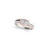 Image 2 : 1.45 ctw Certified VS/SI Diamond 2 Stone Ring 18K White & Rose Gold