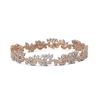 Image 1 : 12.5 ctw Pear Diamond Designer Bracelet 18K Rose Gold