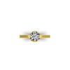 Image 1 : 1 ctw Solitaire Certified VS/SI Diamond Ring 18K Yellow Gold