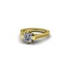 Image 2 : 1 ctw Solitaire Certified VS/SI Diamond Ring 18K Yellow Gold