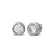 Image 2 : 3 ctw Diamond Earrings 18K White Gold