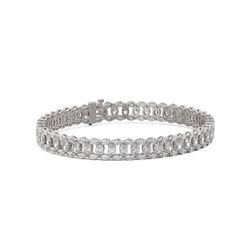 19 ctw Marquise Cut Diamond Designer Bracelet 18K White Gold