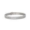 Image 1 : 19 ctw Marquise Cut Diamond Designer Bracelet 18K White Gold