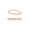 Image 2 : 1.0 ctw Certified VS/SI Diamond Bracelet 18K Rose Gold