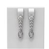 Image 1 : 2.14 ctw Diamond Earrings 18K White Gold