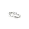 Image 2 : 1.25 ctw VS/SI Diamond 2 Stone Ring 18K White Gold