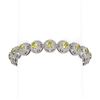 Image 1 : 9.9 ctw Fancy Yellow Diamond Bracelet 18K White Gold