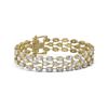 Image 1 : 17 ctw Mixed Cut Diamond Designer Bracelet 18K Yellow Gold