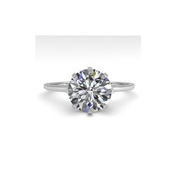 2.03 ctw Certified VS/SI Diamond Engagement Ring 14K White Gold