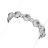 Image 2 : 21.22 ctw Intense Blue Diamond Bracelet 18K White Gold