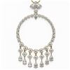 Image 1 : 6 ctw Pear Cut Diamond Designer Necklace 18K Yellow Gold
