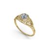 Image 2 : .50 ctw VS/SI Diamond Engagement Ring 18K Yellow Gold