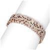Image 2 : 24.33 ctw Morganite & Diamond Bracelet 18K Rose Gold