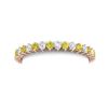 Image 2 : 20 ctw SI/I Fancy Yellow Diamond Bracelet 18K Rose Gold