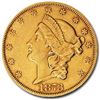 Image 1 : 1873 $20 Liberty Gold Double Eagle Open 3 XF