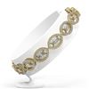 Image 2 : 8 ctw Diamond Designer Bracelet 18K Yellow Gold