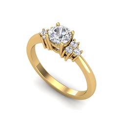 0.75 ctw VS/SI Diamond Ring 18K Yellow Gold