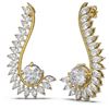 Image 2 : 7.1 ctw Diamond Earrings 18K Yellow Gold