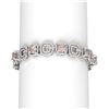 Image 1 : 22.5 ctw Morganite & Diamond Bracelet 18K White Gold
