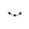 Image 2 : 27.0 ctw Ruby & Diamond Necklace 14K White Gold