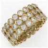 Image 1 : 4.62 ctw Diamond Designer Ring 18K Yellow Gold