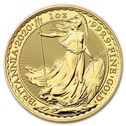 2020 Great Britain 1 oz Gold Britannia BU