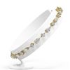 Image 2 : 6.24 ctw Pear Cut Diamond Designer Bracelet 18K Yellow Gold