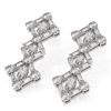 Image 1 : 5.12 ctw Marquise Cut Diamond Designer Earrings 18K White Gold