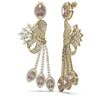 Image 2 : 18.13 ctw Morganite & Diamond Earrings 18K Yellow Gold