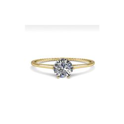 .50 ctw Certified VS/SI Diamond Engagement Ring 18K Yellow Gold