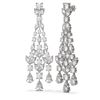 Image 2 : 17.56 ctw Diamond Earrings 18K White Gold