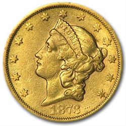 1873-S $20 Liberty Gold Double Eagle Closed 3 XF
