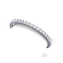 7 ctw Certified SI/I Diamond Bracelet 18K White Gold