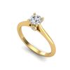 Image 1 : 0.56 ctw VS/SI Diamond Solitaire Art Deco Ring 18K Yellow Gold