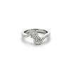 Image 1 : 1.25 ctw VS/SI Diamond 2 Stone 2 Stone Ring 18K White Gold