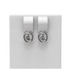 Image 1 : 4 ctw Oval Diamond Earrings 18K White Gold