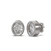 Image 2 : 4 ctw Oval Diamond Earrings 18K White Gold