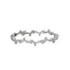 Image 1 : 4 ctw Diamond Designer Bracelet 18K White Gold