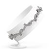 Image 2 : 4 ctw Diamond Designer Bracelet 18K White Gold