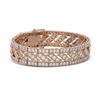 Image 1 : 20 ctw Diamond Designer Bracelet 18K Rose Gold
