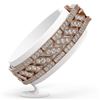 Image 2 : 20 ctw Diamond Designer Bracelet 18K Rose Gold