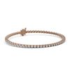 Image 1 : 5 ctw Diamond Designer Bracelet 18K Rose Gold