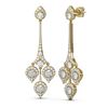 Image 2 : 7.61 ctw Diamond Earrings 18K Yellow Gold