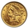 Image 2 : 1906-D $5 Liberty Gold Half Eagle MS-65 PCGS
