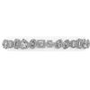 Image 2 : 13 ctw Mix Cut Diamonds Designer Bracelet 18K White Gold
