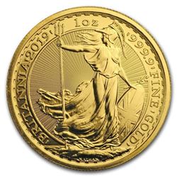 2019 Great Britain 1 oz Gold Britannia BU