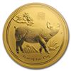 Image 2 : 2019 Australia 1 oz Gold Lunar Pig MS-70 PCGS (FS, Red Label)